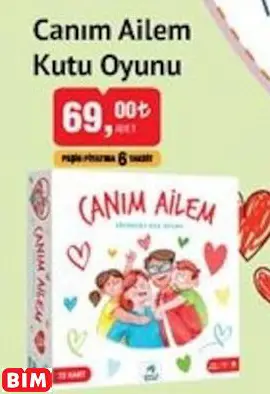CANIM AİLEM KUTU OYUNU